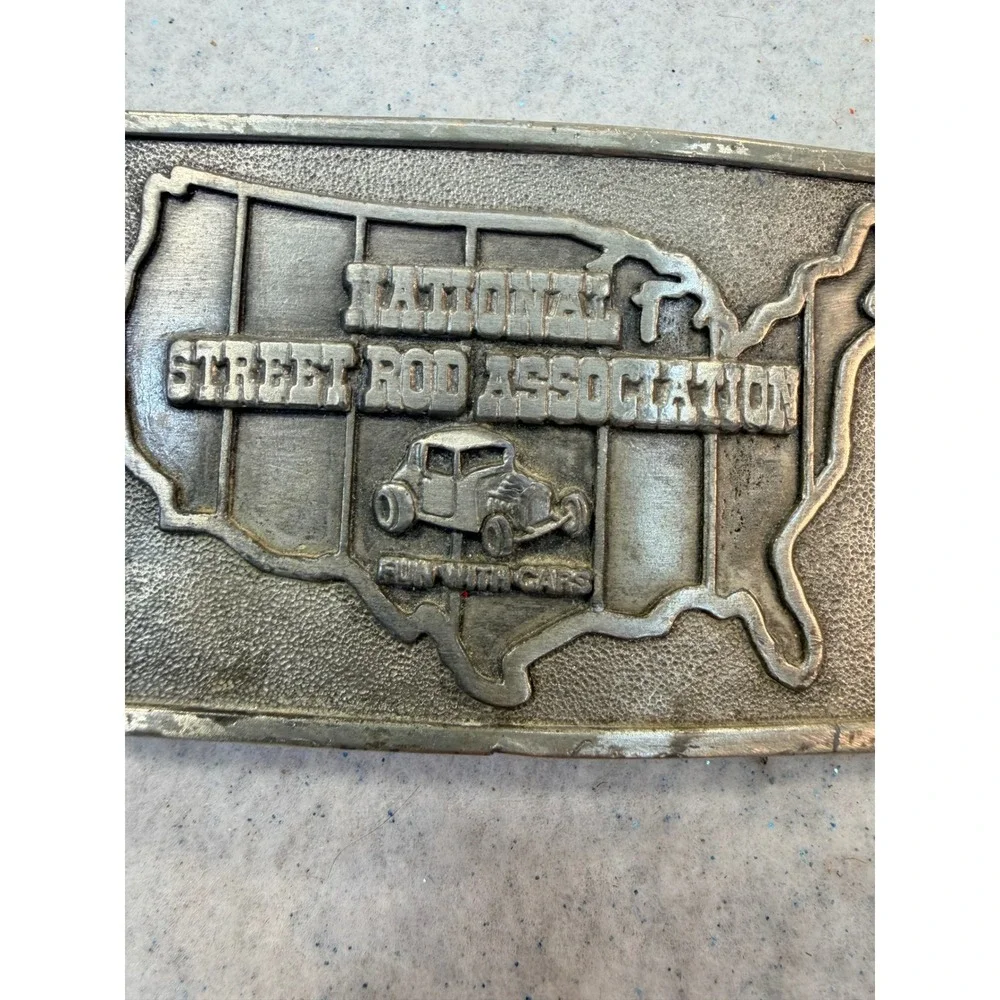 Vintage National Street Rod Association NSRA Special Edition Car Belt Buckle